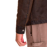 Chaqueta Hombre Waxed Chore Jacket Marron Cat