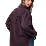 Camisa Mujer Oversized Denim Shir Rosado Cat