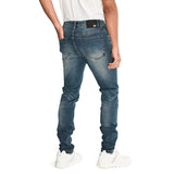 Jeans Hombre Triblend Stretch Denim Skinny Gris Cat
