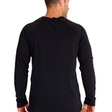 Remera Manga Larga Hombre Lightweight Cooling Negro Cat