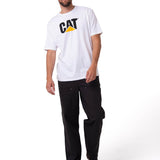 Remera Unisex Cat Logo Tee Blanco Cat