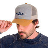 Gorro Hombre Diamond 7-Panel Mesh Gris Cat