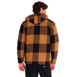 Chaqueta Hombre Hooded Flannel Negro Cat