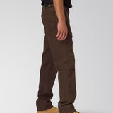 Jeans Hombre Rigid Denim Straight Marron Cat