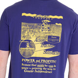 Remera Hombre Projects Graphic Tee Azul Cat