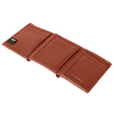 Billetera Unisex Kenya Leather Wallet Marron Cat