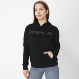 Buzo Mujer Fleece Caterpillar P Negro Cat